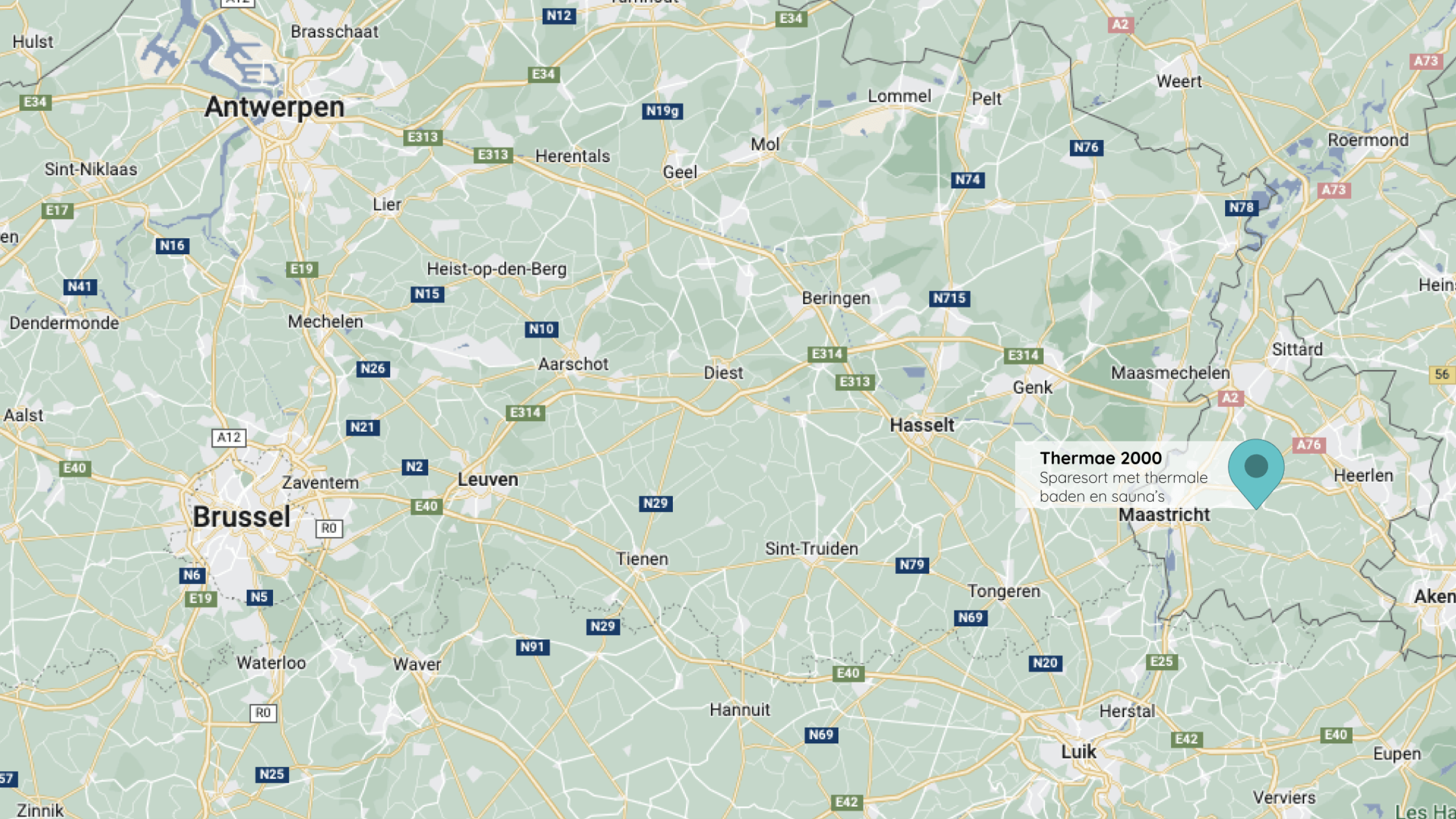 GoogleMaps Belgie